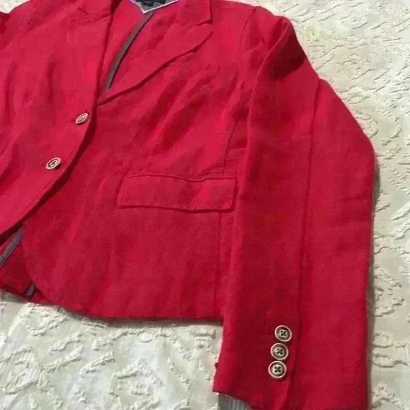 Tommy Hilfiger linen blend 2 button women’s blazer.‎ Size medium - Picture 3 of 9